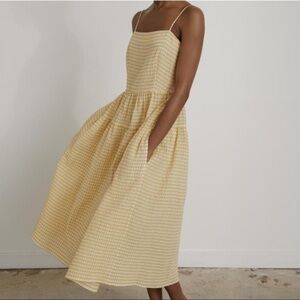 Jeana Sohn Alexa Dress in Yellow